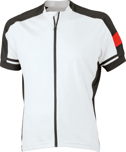 James Nicholson JN454 Unisex Bike Full Zip Cycling Shirt